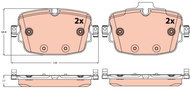 TRW Brake Pads GDB2215 - Brake Pads