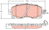 TRW Brake Pads GDB2216 - Brake Pads