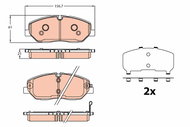 TRW Brake Pads GDB2227 - Brake Pads