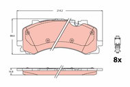 TRW Brake Pads GDB2235 - Brake Pads