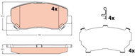 TRW Brake Pads GDB2246 - Brake Pads