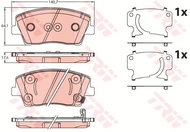 TRW Brake Pads GDB2253 - Brake Pads