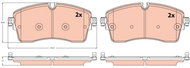 TRW Brake Pads GDB2255 - Brake Pads