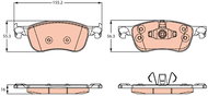 TRW Brake Pads GDB2261 - Brake Pads