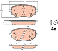 TRW Brake Pads GDB2324 - Brake Pads