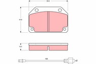 TRW Brake Pads GDB241 - Brake Pads