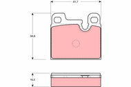 TRW Brake Pads GDB258 - Brake Pads
