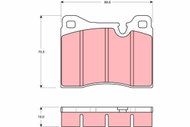 TRW Brake Pads GDB261 - Brake Pads