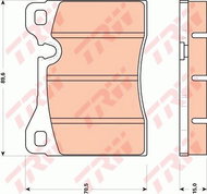 TRW Brake Pads GDB270 - Brake Pads