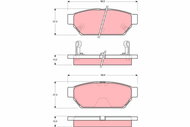 TRW Brake Pads GDB3045 - Brake Pads