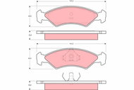 TRW Brake Pads GDB311 - Brake Pads