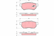 TRW Brake Pads GDB3113 - Brake Pads