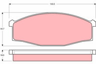 TRW Brake Pads GDB3117 - Brake Pads