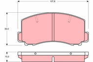 TRW Brake Pads GDB312 - Brake Pads