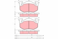 TRW Brake Pads GDB313 - Brake Pads