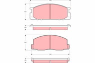 TRW Brake Pads GDB3130 - Brake Pads