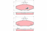 TRW Brake Pads GDB3135 - Brake Pads