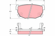 TRW Brake Pads GDB3143 - Brake Pads