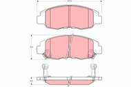 TRW Brake Pads GDB3144 - Brake Pads