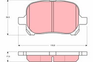 TRW Brake Pads GDB3152 - Brake Pads