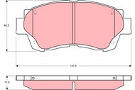 TRW Brake Pads GDB3155 - Brake Pads