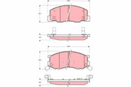 TRW Brake Pads GDB3157 - Brake Pads