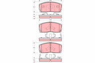 TRW Brake Pads GDB3166 - Brake Pads