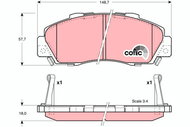TRW Brake Pads GDB3177 - Brake Pads