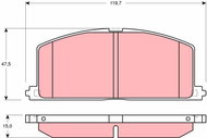 TRW Brake Pads GDB3184 - Brake Pads