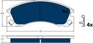 TRW Brake Pads GDB3200BTE - Brake Pads