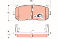 TRW Brzdové destičky GDB3203 - Brake Pads