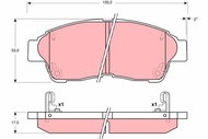 TRW Brake Pads GDB3207 - Brake Pads