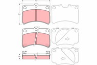 TRW Brake Pads GDB3219 - Brake Pads