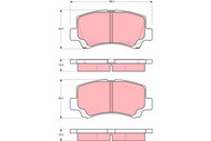 TRW Brake Pads GDB3221 - Brake Pads