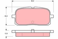 TRW Brake Pads GDB3225 - Brake Pads