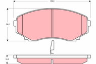 TRW Brake Pads GDB3255 - Brake Pads