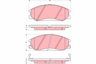 TRW Brake Pads GDB3257 - Brake Pads