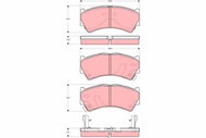 TRW Brake Pads GDB3275 - Brake Pads