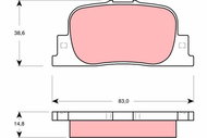 TRW Brake Pads GDB3278 - Brake Pads