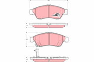 TRW Brake Pads GDB3290 - Brake Pads