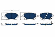 TRW Brake Pads GDB3317BTE - Brake Pads