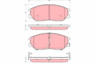 TRW Brake Pads GDB3360 - Brake Pads