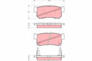 TRW Brake Pads GDB3382 - Brake Pads