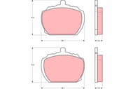 TRW Brake Pads GDB340 - Brake Pads
