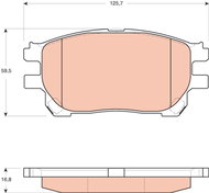 TRW Brake Pads GDB3414 - Brake Pads