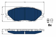 TRW Brake Pads GDB3424BTE - Brake Pads