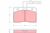 TRW Brake Pads GDB343 - Brake Pads