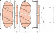 TRW Brake Pads GDB3483 - Brake Pads