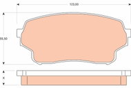 TRW Brake Pads GDB3490 - Brake Pads