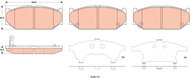 TRW Brake Pads GDB3522 - Brake Pads